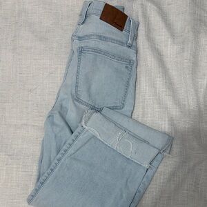 Madewell Perfect Vintage Wide Leg Crop Denim